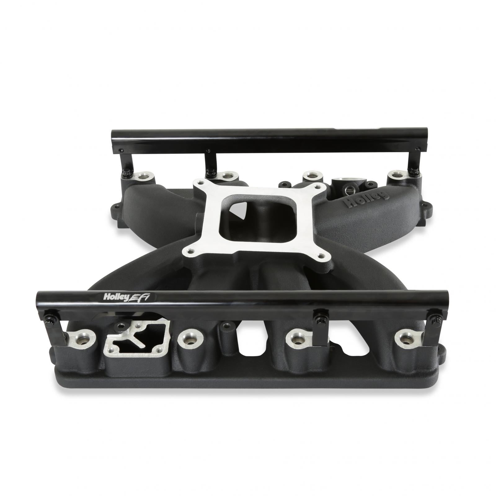Single Plane Intake Manifold for Gen III Hemi, EFI Black Fits 2009-2023 5.7-liter, 2005-2010 6.1-liter and 2011-2023 6.4-liter Chrysler Gen III Hemi Engines Holley-4