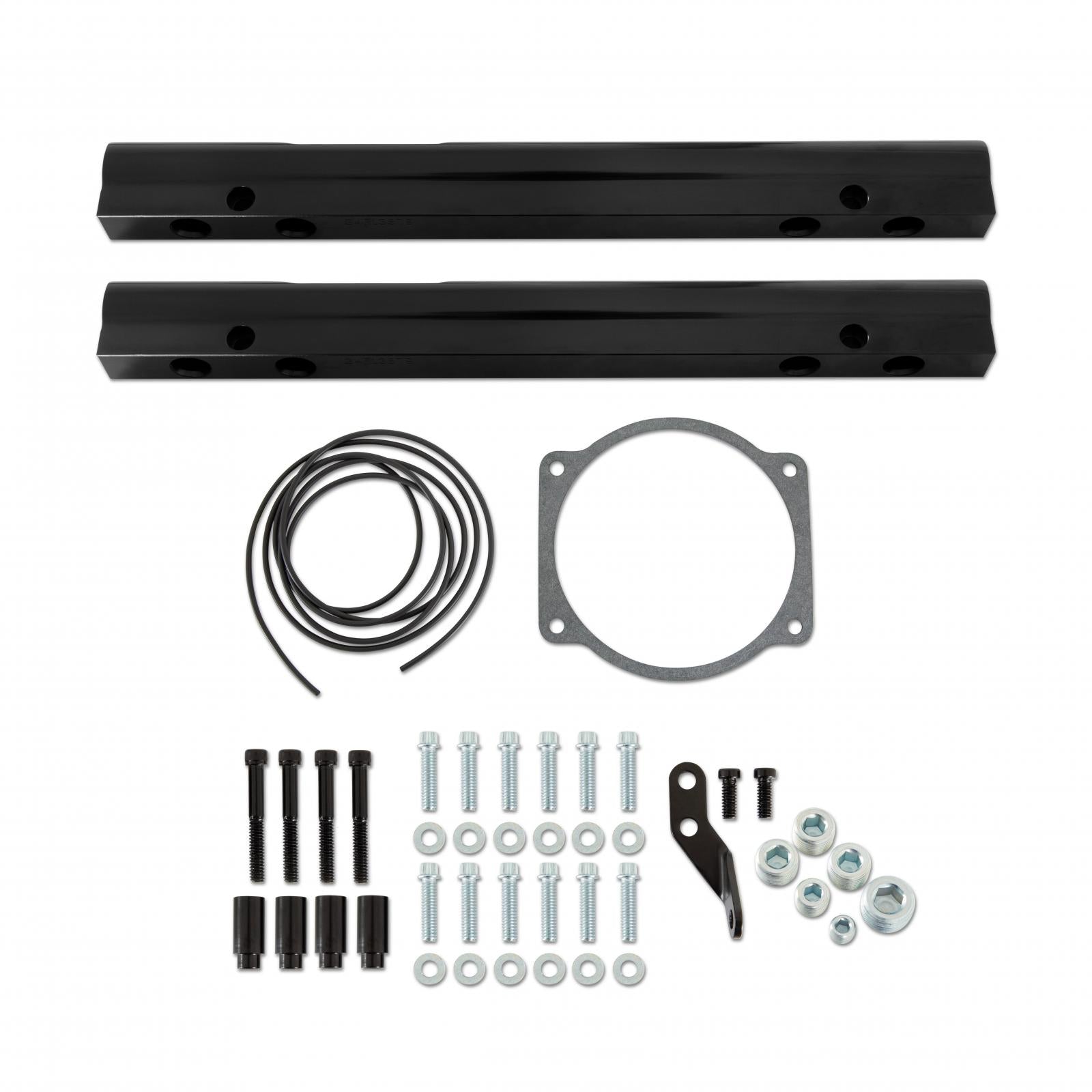 Hi-Ram EFI Intake Manifold Kit Small Block Chevy Small Block Chevy Hi-Ram Intake Manifold with 105mm LS Throttle Body Flange Plenum Top Holley-2