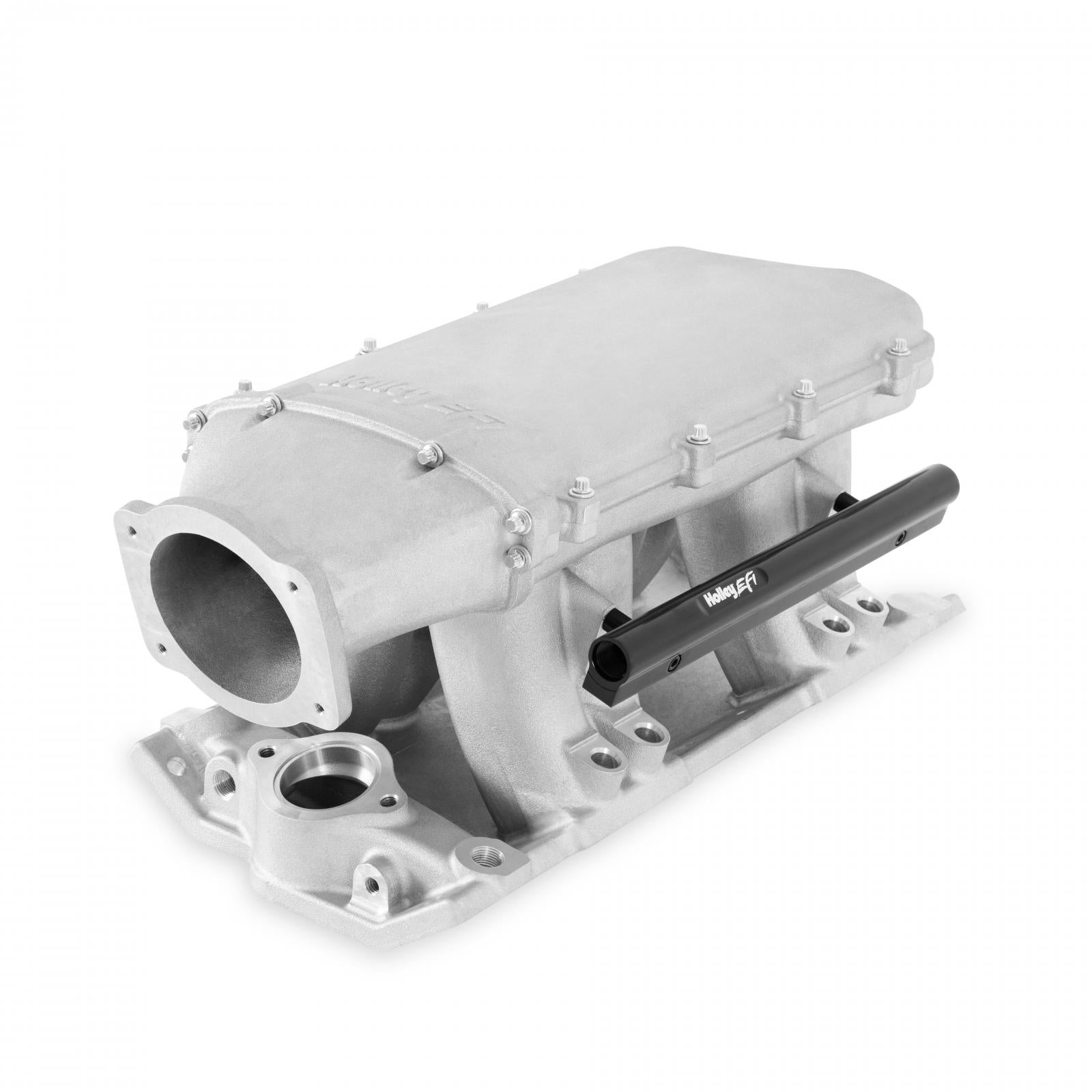 Hi-Ram Front-Feed EFI Intake Manifold Kit Small Block Chevy Small Block Chevy Hi-Ram Intake Manifold, Front-Feed with 95mm LS Throttle Body Flange Holley-2