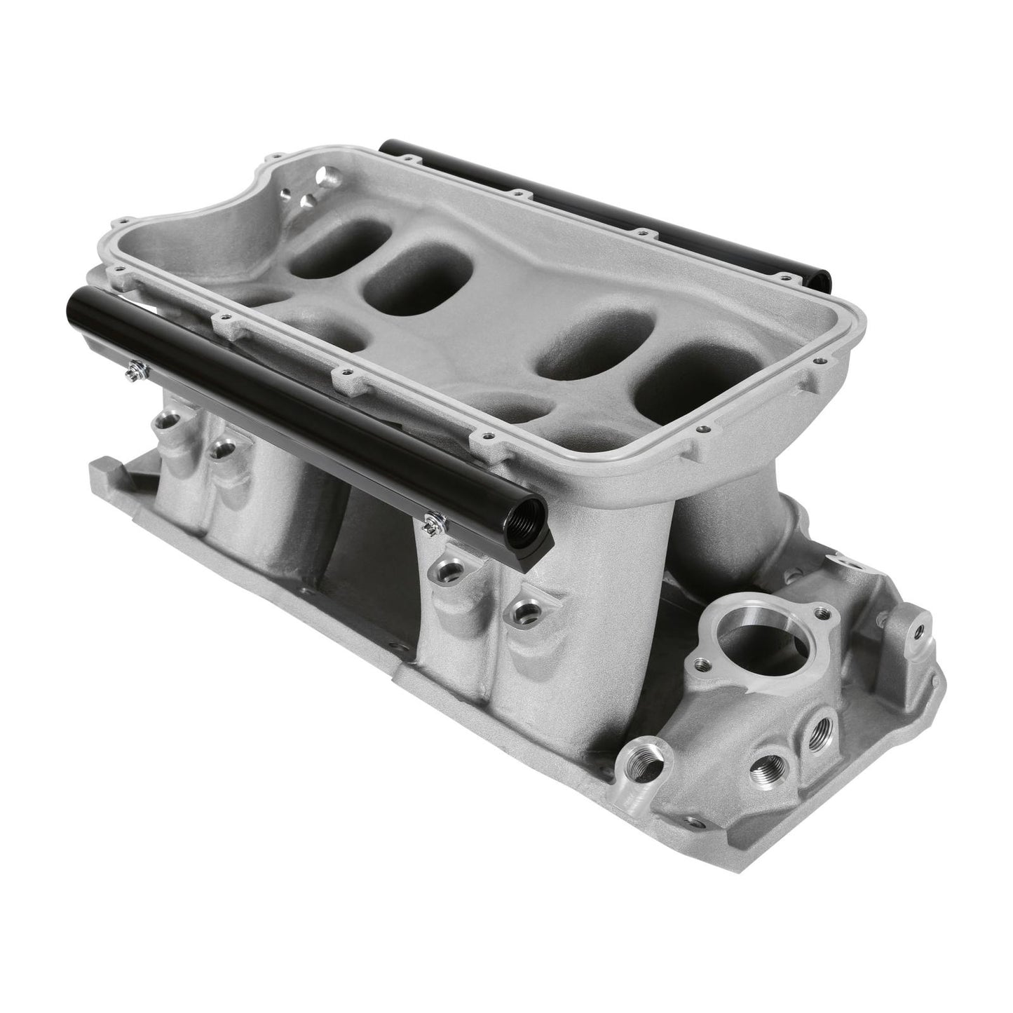 Hi-Ram Base, Big Block Chevy Hi-Ram EFI Base for 1965 & Later 396-502+ MKIV-MKVI Big Block Chevy Engines with Standard Intake Flange Rectangle-Port Cylinder Heads Holley-3