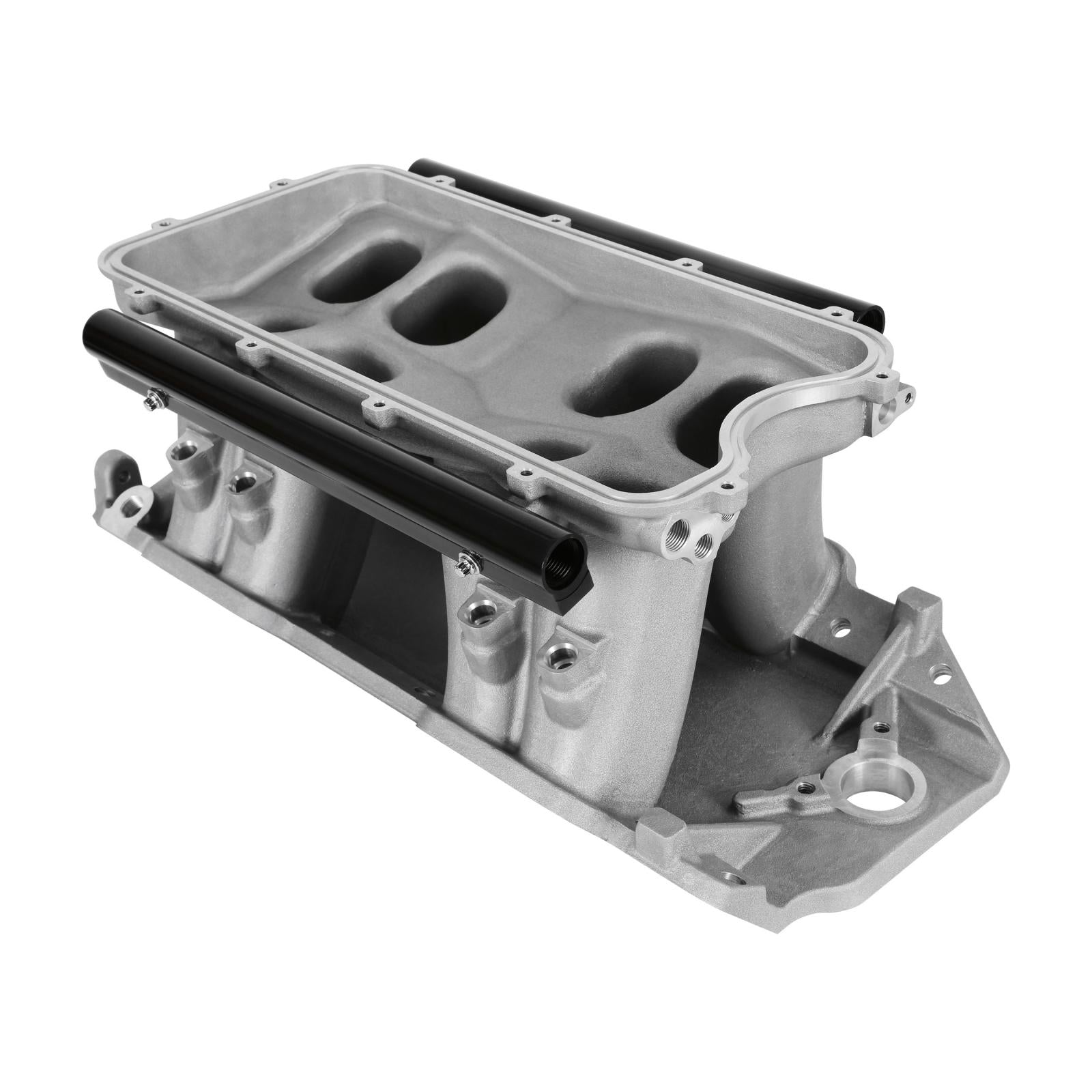 Hi-Ram Base, Big Block Chevy Hi-Ram EFI Base for 1965 & Later 396-502+ MKIV-MKVI Big Block Chevy Engines with Standard Intake Flange Rectangle-Port Cylinder Heads Holley-5