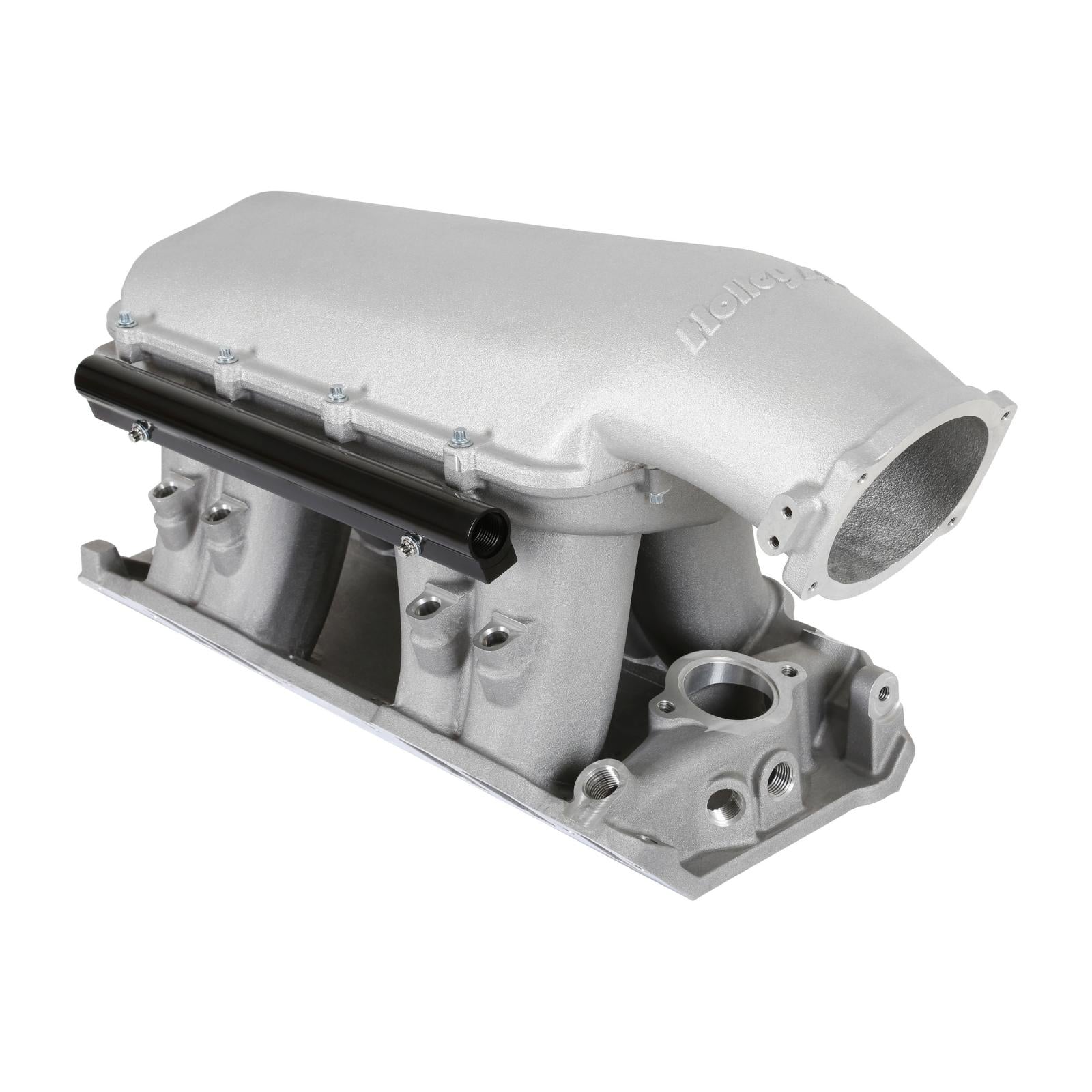 Hi-Ram EFI Intake Manifold Kit Big Block Chevy Hi-Ram Intake Manifold with 105mm LS Geniv Type Throttle Body Flange Type Plenum Top A -10AN Fuel Rail Kit Is Included Holley-3