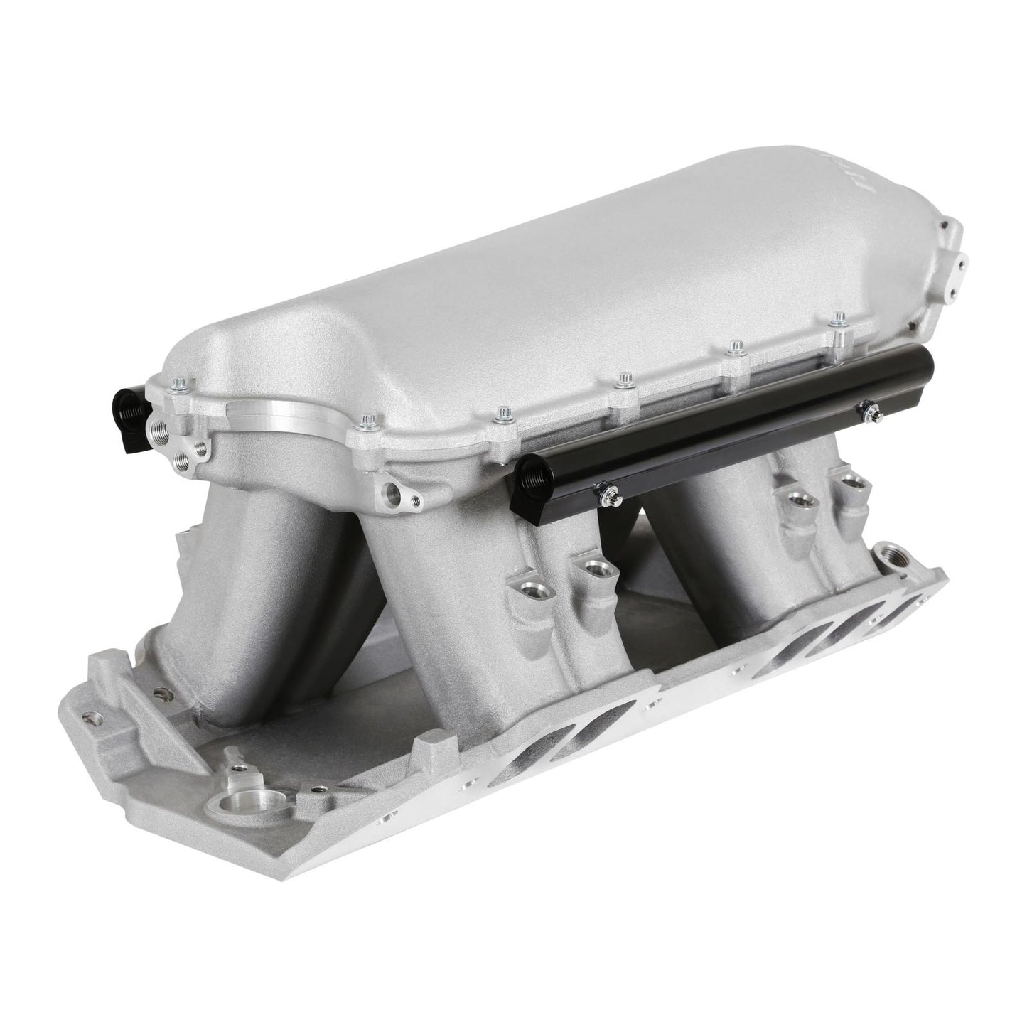 Hi-Ram EFI Intake Manifold Kit Big Block Chevy Hi-Ram Intake Manifold with 105mm LS Geniv Type Throttle Body Flange Type Plenum Top A -10AN Fuel Rail Kit Is Included Holley-4