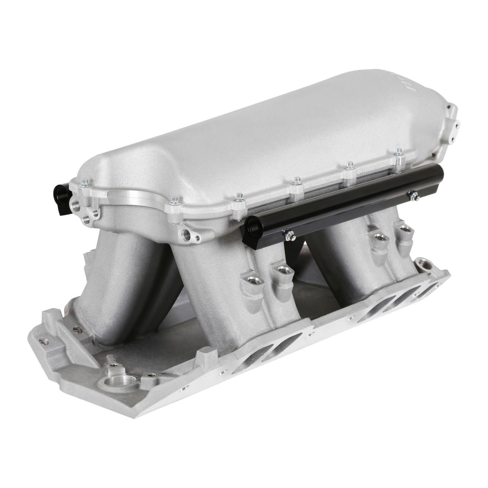 Hi-Ram EFI Intake Manifold Kit Big Block Chevy Hi-Ram Intake Manifold with 105mm LS Geniv Type Throttle Body Flange Type Plenum Top A -10AN Fuel Rail Kit Is Included Holley-4