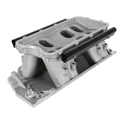 Hi-Ram EFI Intake Manifold Kit Big Block Chevy Hi-Ram Intake Manifold with 2x4 4150 Plenum Top a -10AN Fuel Rail Kit Is Included Holley-2