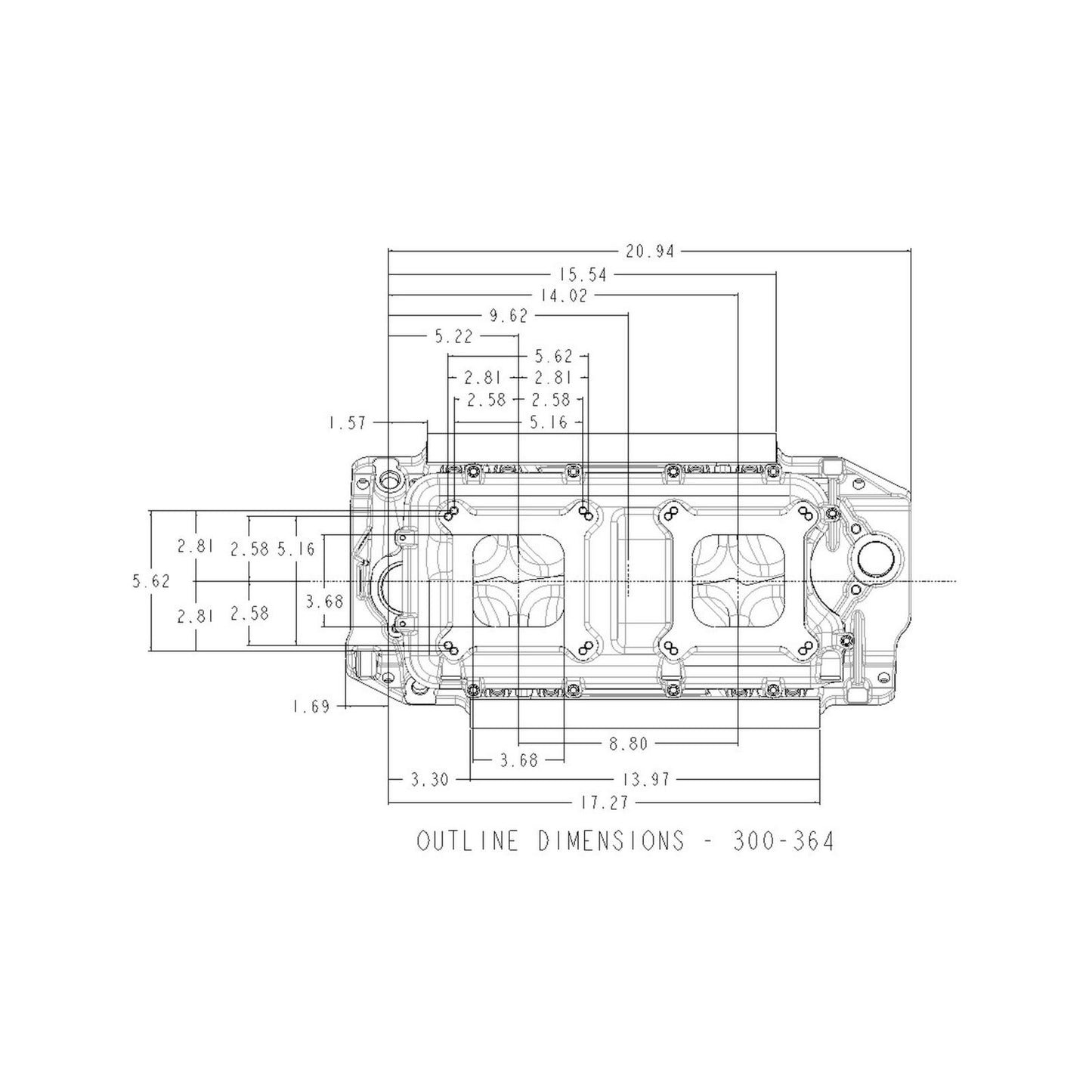 Hi-Ram EFI Intake Manifold Kit Big Block Chevy Hi-Ram Intake Manifold with 2x4 4150 Plenum Top a -10AN Fuel Rail Kit Is Included Holley-13
