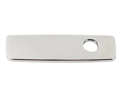 Jeep JK Glove Box Door Handle Cover 07-18 Wrangler JK Polished Silver Kentrol-1