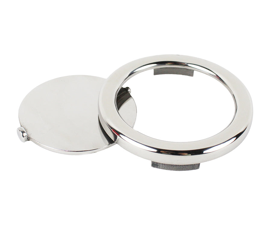 Kentrol Jeep JK Air Vent Assembly 8 Pieces 07-10 Wrangler JK Polished Silver Kentrol