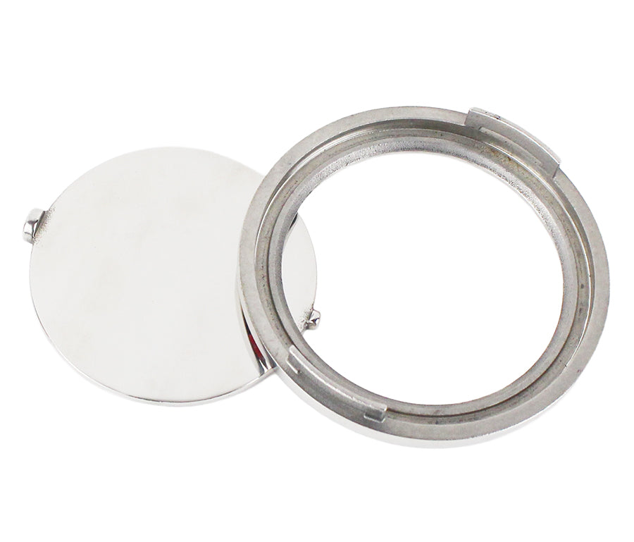 Kentrol Jeep JK Air Vent Assembly 8 Pieces 07-10 Wrangler JK Polished Silver Kentrol