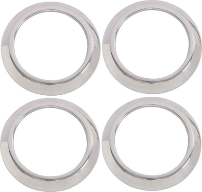 Jeep JK Air Vent Bezels 4 Pieces 07-10 Wrangler JK Polished Silver Kentrol