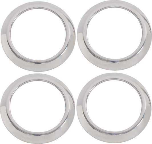 Kentrol Jeep JK Air Vent Bezels 4 Pieces 07-10 Wrangler JK Polished Silver Kentrol