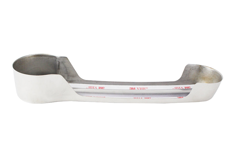 Kentrol Jeep JK Exterior Door Handle Covers 6 Pieces 07-18 Wrangler JK Polished Silver Kentrol