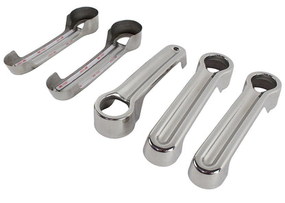 Jeep JK Exterior Door Handle Covers 10 Pieces 07-18 Wrangler JK Polished Silver Kentrol-2
