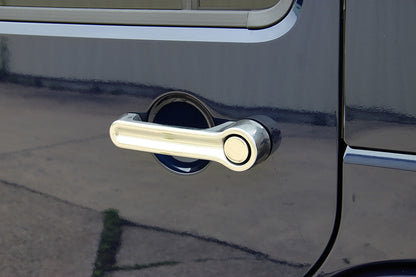 Jeep JK Exterior Door Handle Covers 10 Pieces 07-18 Wrangler JK Polished Silver Kentrol-5