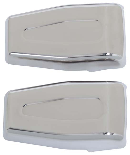 Kentrol Jeep JK Liftgate Hinge Overlays Pair 07-18 Wrangler JK Polished Silver Kentrol