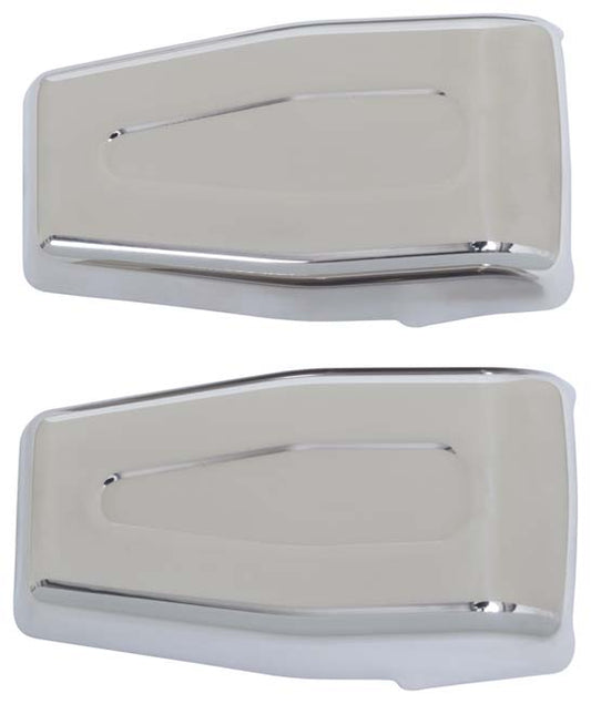 Kentrol Jeep JK Liftgate Hinge Overlays Pair 07-18 Wrangler JK Polished Silver Kentrol