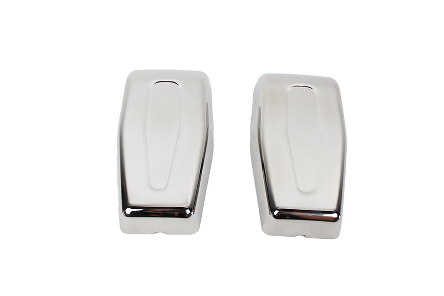 Kentrol Jeep JK Liftgate Hinge Overlays Pair 07-18 Wrangler JK Polished Silver Kentrol