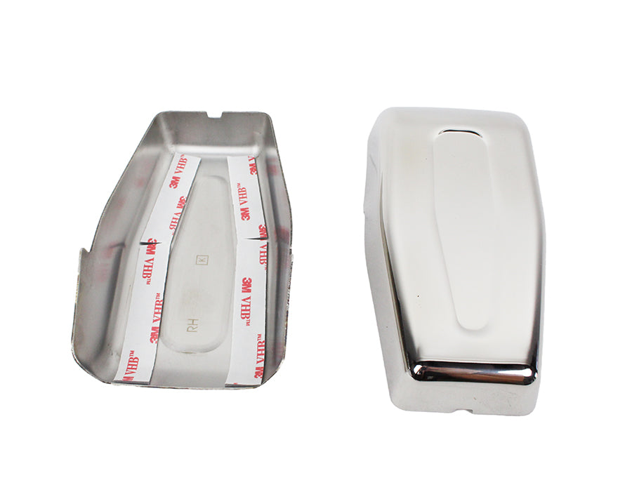 Kentrol Jeep JK Liftgate Hinge Overlays Pair 07-18 Wrangler JK Polished Silver Kentrol