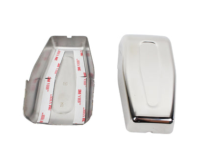 Jeep JK Liftgate Hinge Overlays Pair 07-18 Wrangler JK Polished Silver Kentrol-2