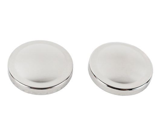 Jeep JK Liftgate Button Covers Pair 07-18 Wrangler JK Polished Silver Kentrol-1