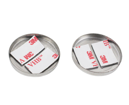 Jeep JK Liftgate Button Covers Pair 07-18 Wrangler JK Polished Silver Kentrol-2