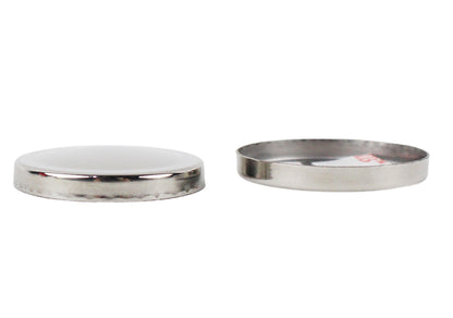 Jeep JK Liftgate Button Covers Pair 07-18 Wrangler JK Polished Silver Kentrol-3