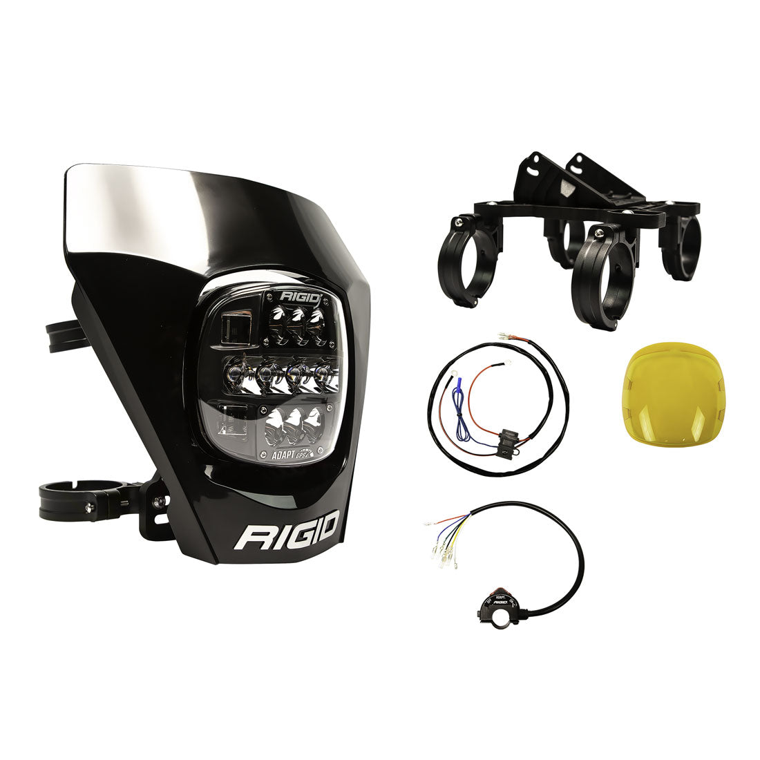 Rigid Industries RIGID Adapt XE Extreme Enduro Complete Ready To Ride LED Moto Kit