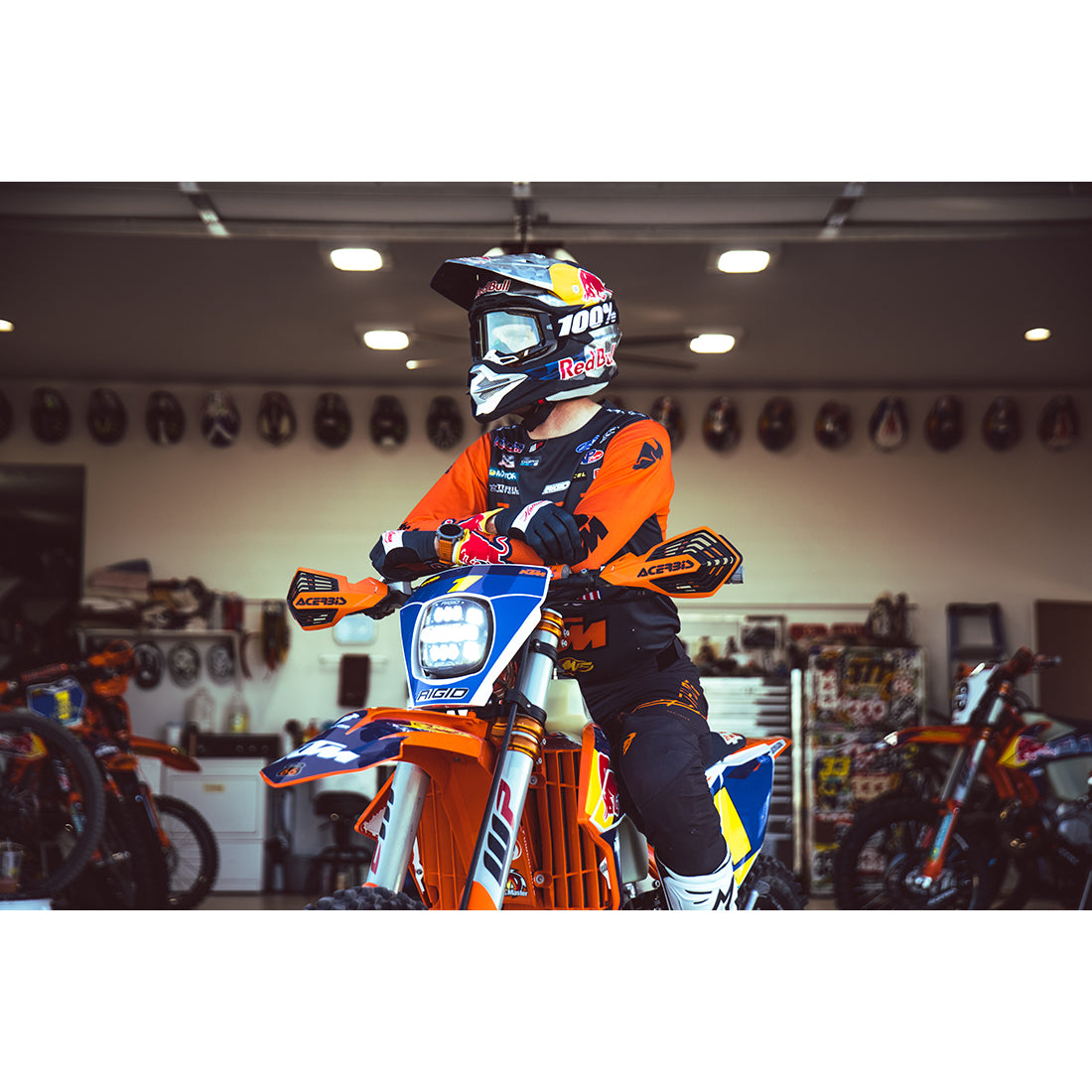 Rigid Industries RIGID Adapt XE Extreme Enduro Complete Ready To Ride LED Moto Kit