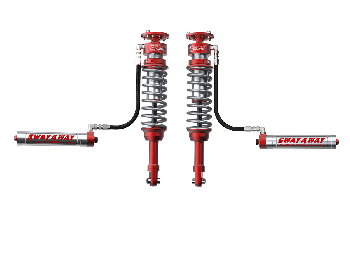 Sway-A-Way 3.0 Front Coilover Kit w/ Remote Reservoirs and Compression Adjuster Ford F-150 Raptor 10-14 V8-6.2L aFe Power