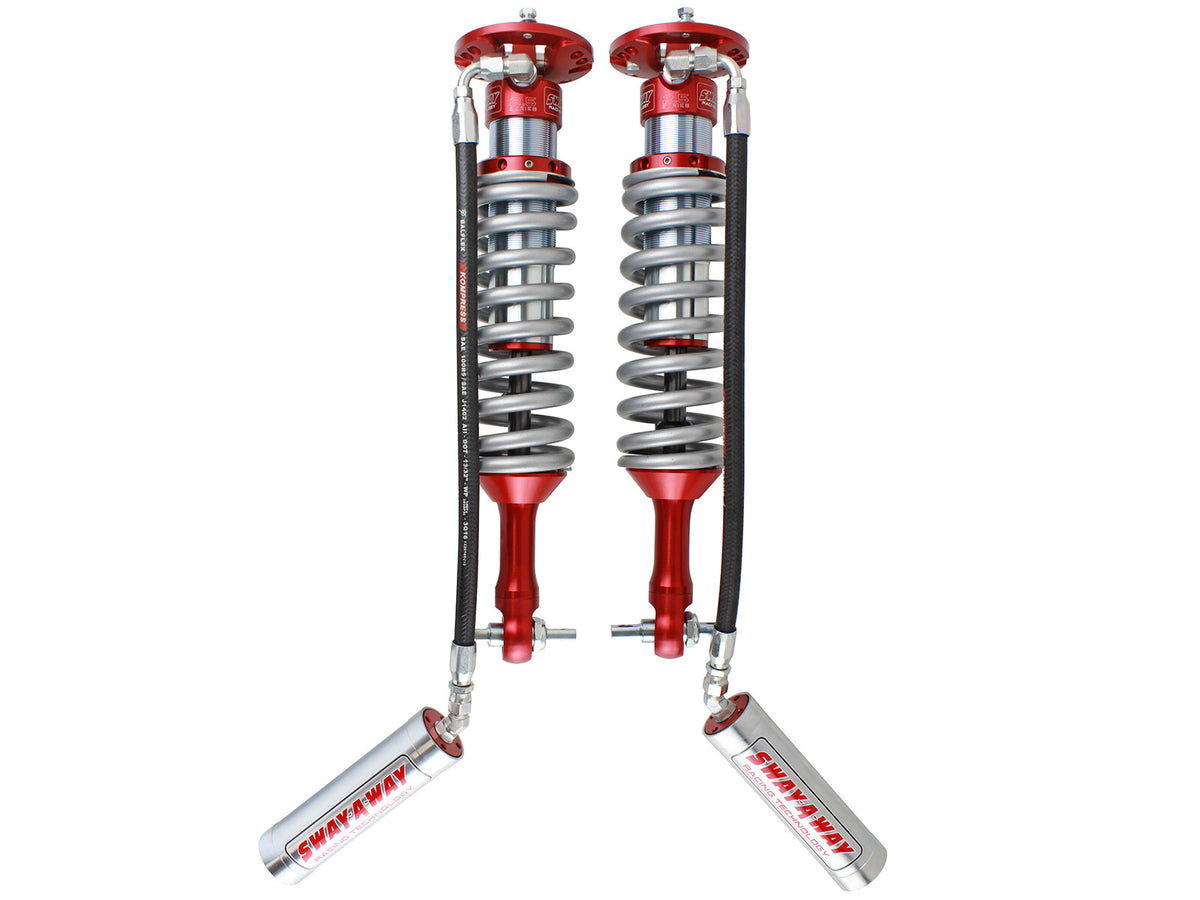 Sway-A-Way 2.5 Front Coilover Kit w/ Remote Reservoirs Ford F-150 15-17 V6-3.5L(tt)/V8-5.0L 4WD aFe Power