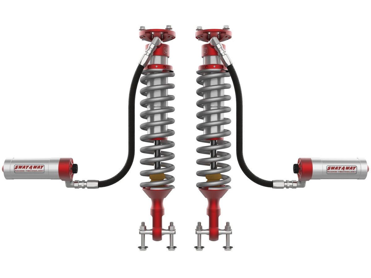 Sway-A-Way 2.5 Front Remote Reservoir Coilover Kit with Compression Adjusters Ford Bronco 21-26 aFe Power