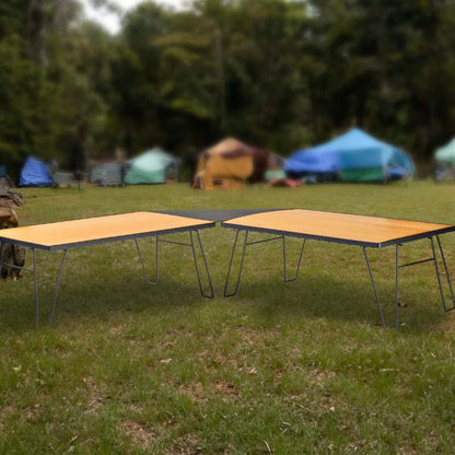 Kick It Camp Table Wood Base & Storage Bag Overland Vehicle Systems