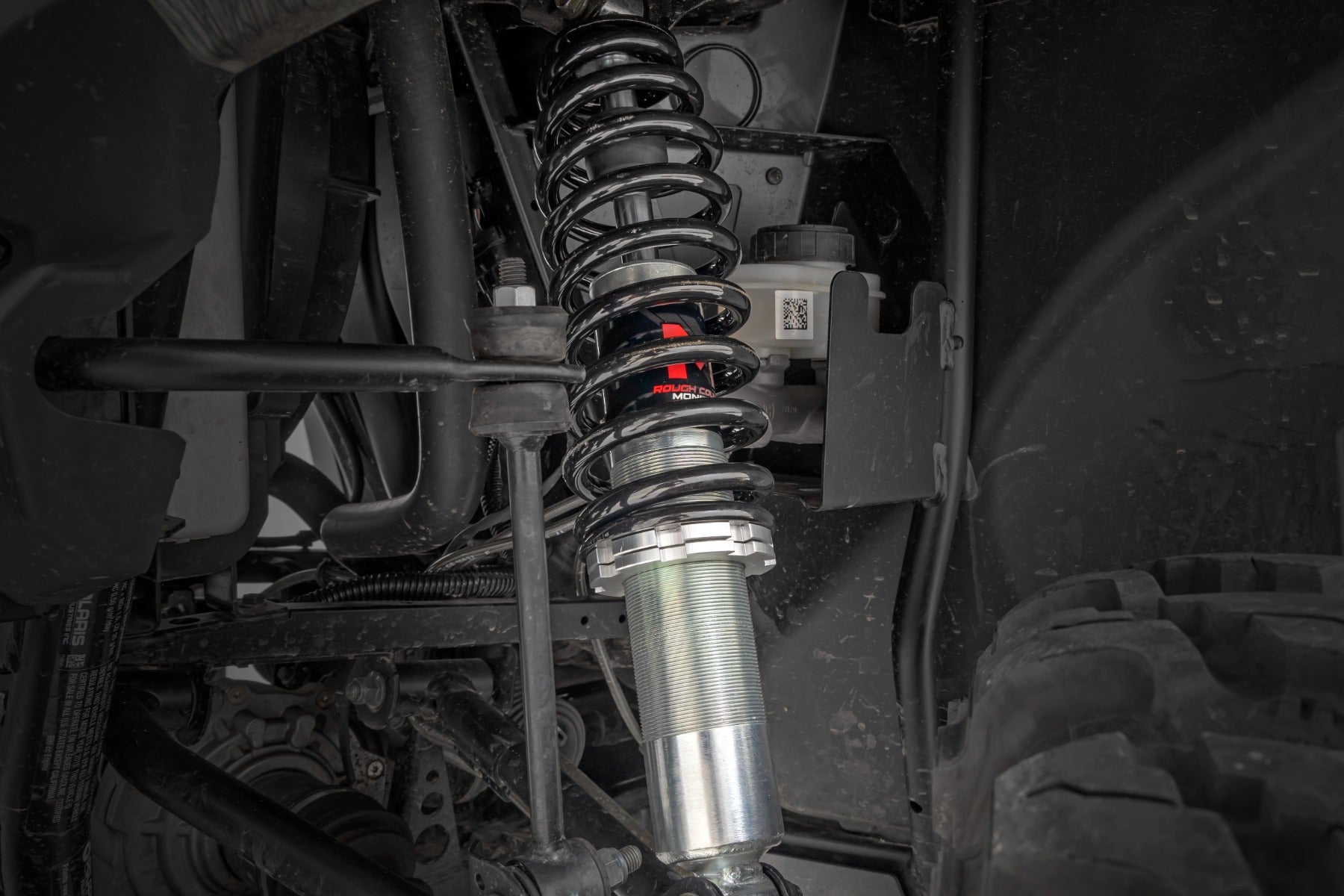 M1 Front Coil Over Shocks Ride Height Adjust Polaris Ranger 1000/Ranger XP 900/1000 Rough Country-4