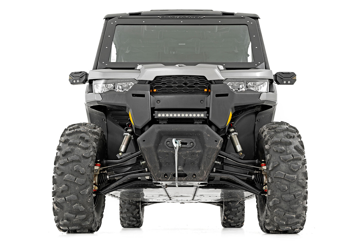 M1 Front Coil Over Shocks Ride Height Adjust Can-Am Defender HD5/HD8/HD9/HD10 Rough Country-5