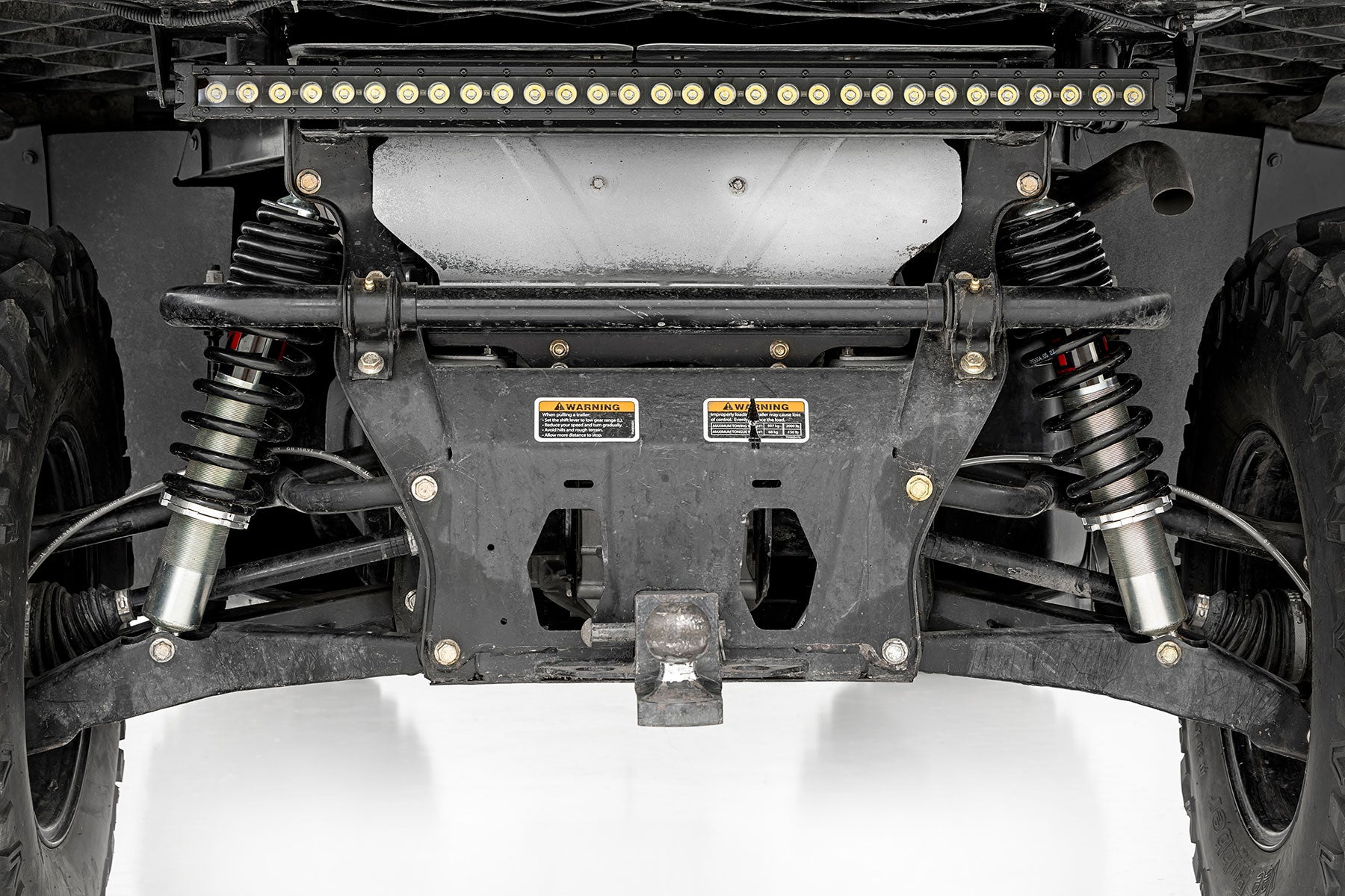M1 Rear Coil Over Shocks Ride Height Adjust Can-Am Defender HD5/HD8/HD9/HD10 Rough Country-3
