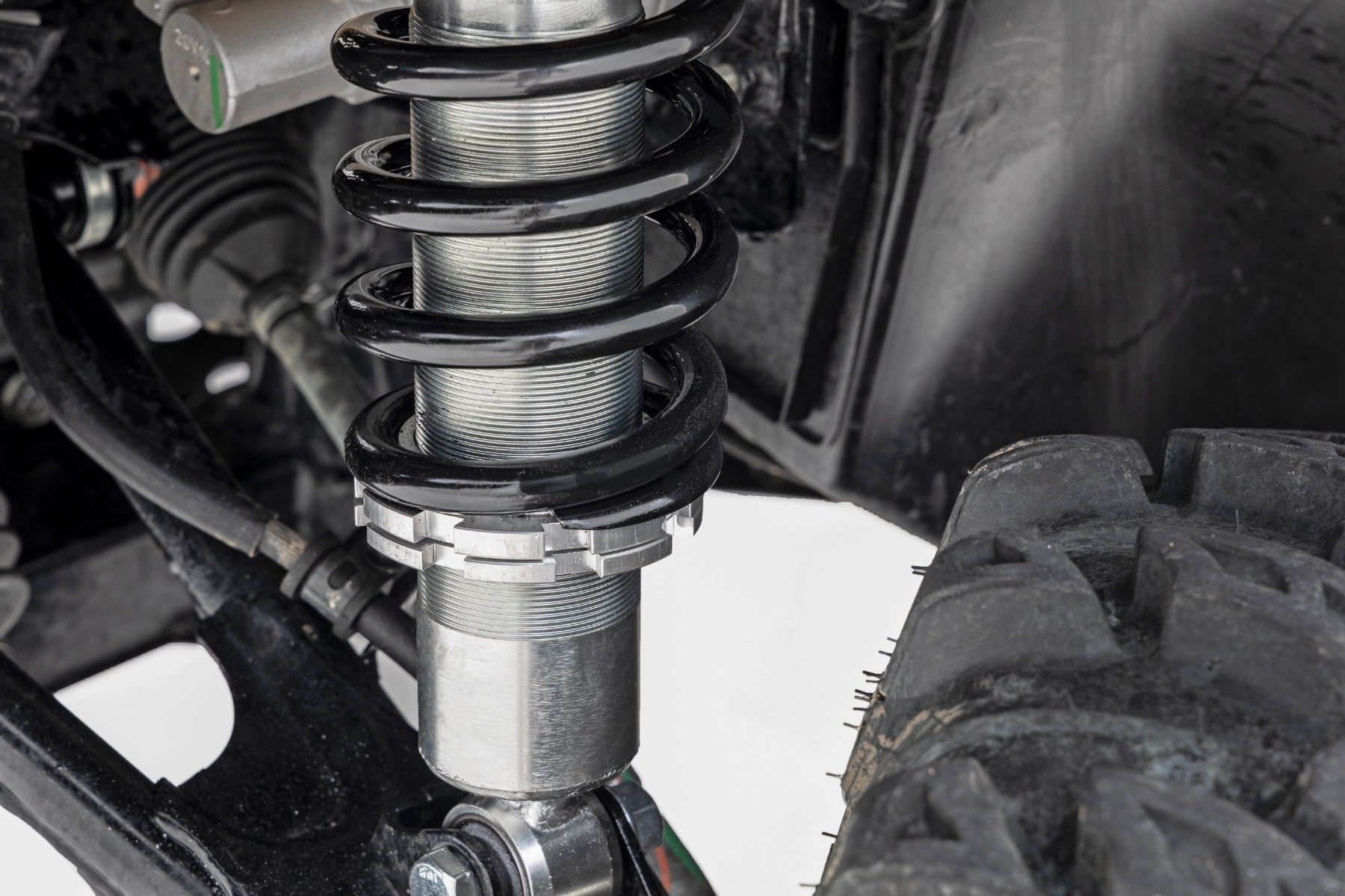 M1 Front Coil Over Shocks Ride Height Adjust Honda Pioneer 1000/Pioneer 1000-5 Rough Country-5