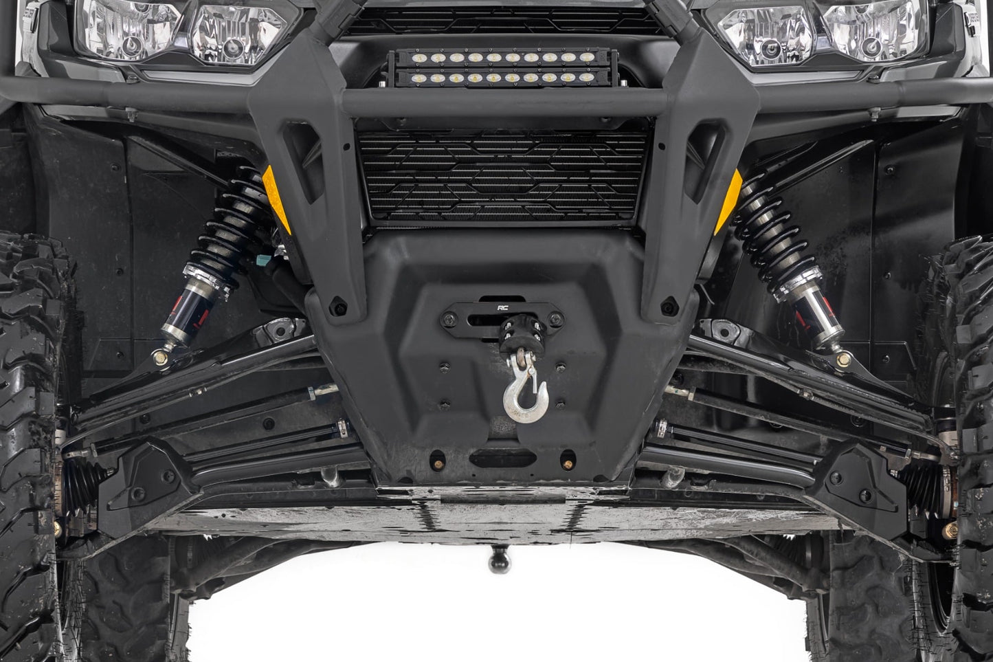 M1 Front Coil Over Shocks Ride Height Adjust Can-Am Defender MAX HD10/PRO HD10 Rough Country-2
