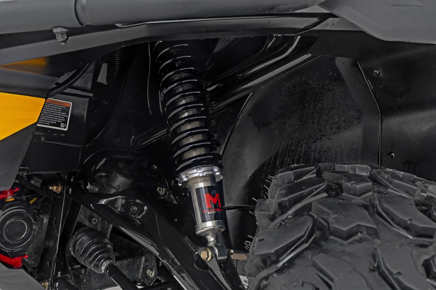 M1 Front Coil Over Shocks Ride Height Adjust Can-Am Defender MAX HD10/PRO HD10 Rough Country-4