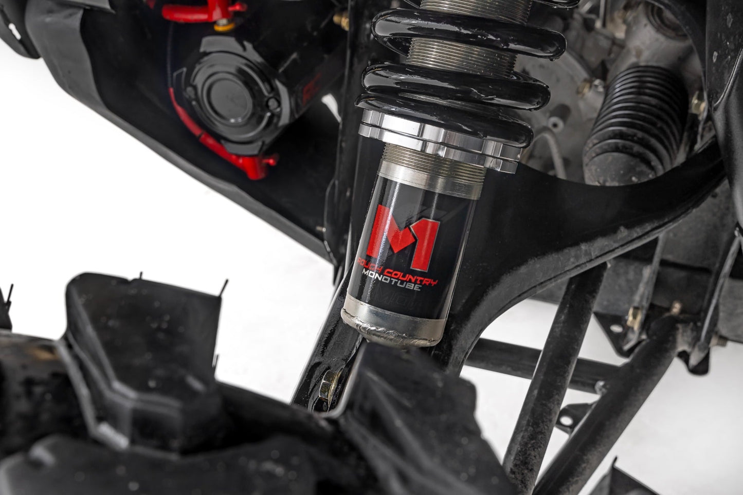 M1 Front Coil Over Shocks Ride Height Adjust Can-Am Defender MAX HD10/PRO HD10 Rough Country-5