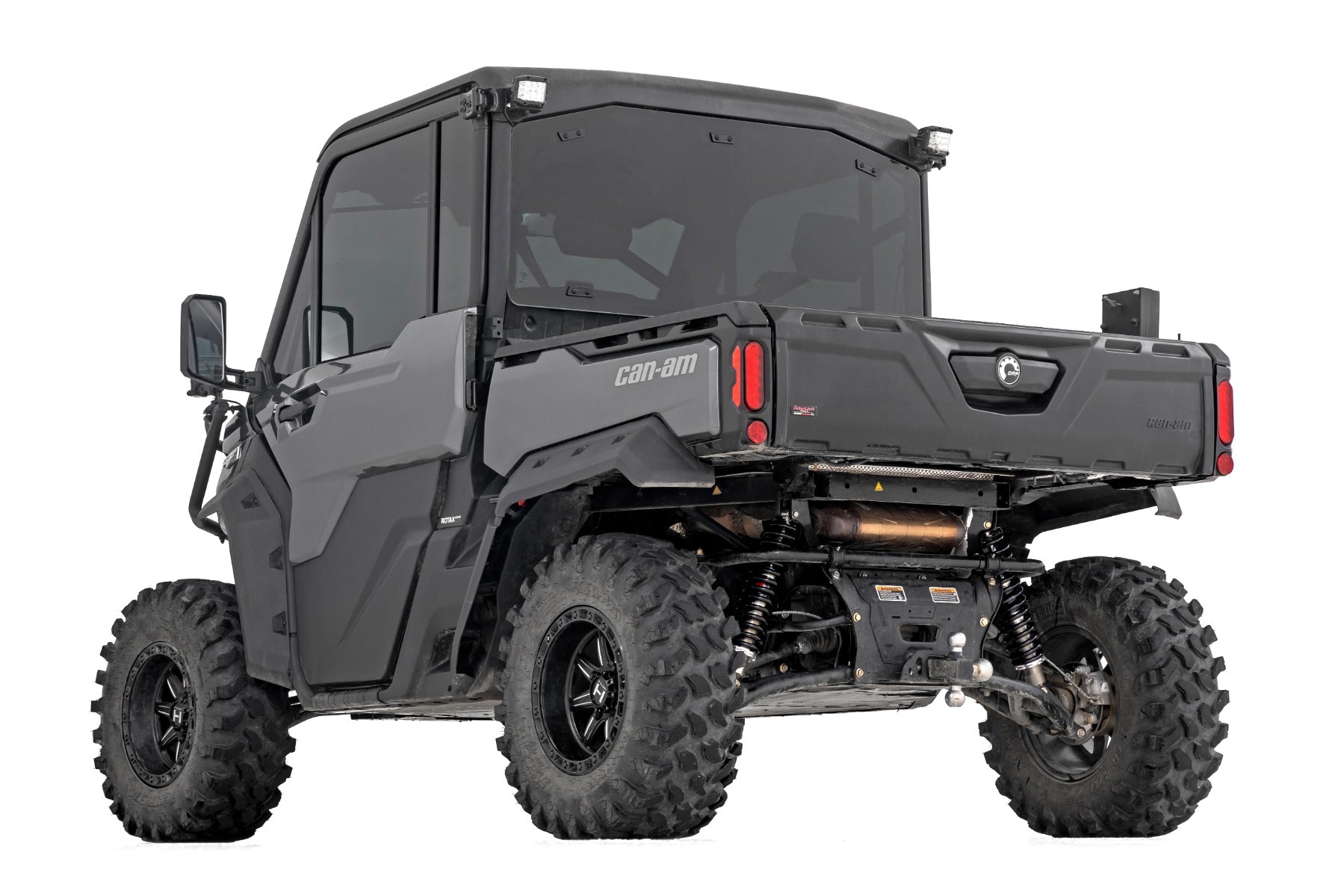 M1 Rear Coil Over Shocks Ride Height Adjust Can-Am Defender MAX HD10/PRO HD10 Rough Country-2