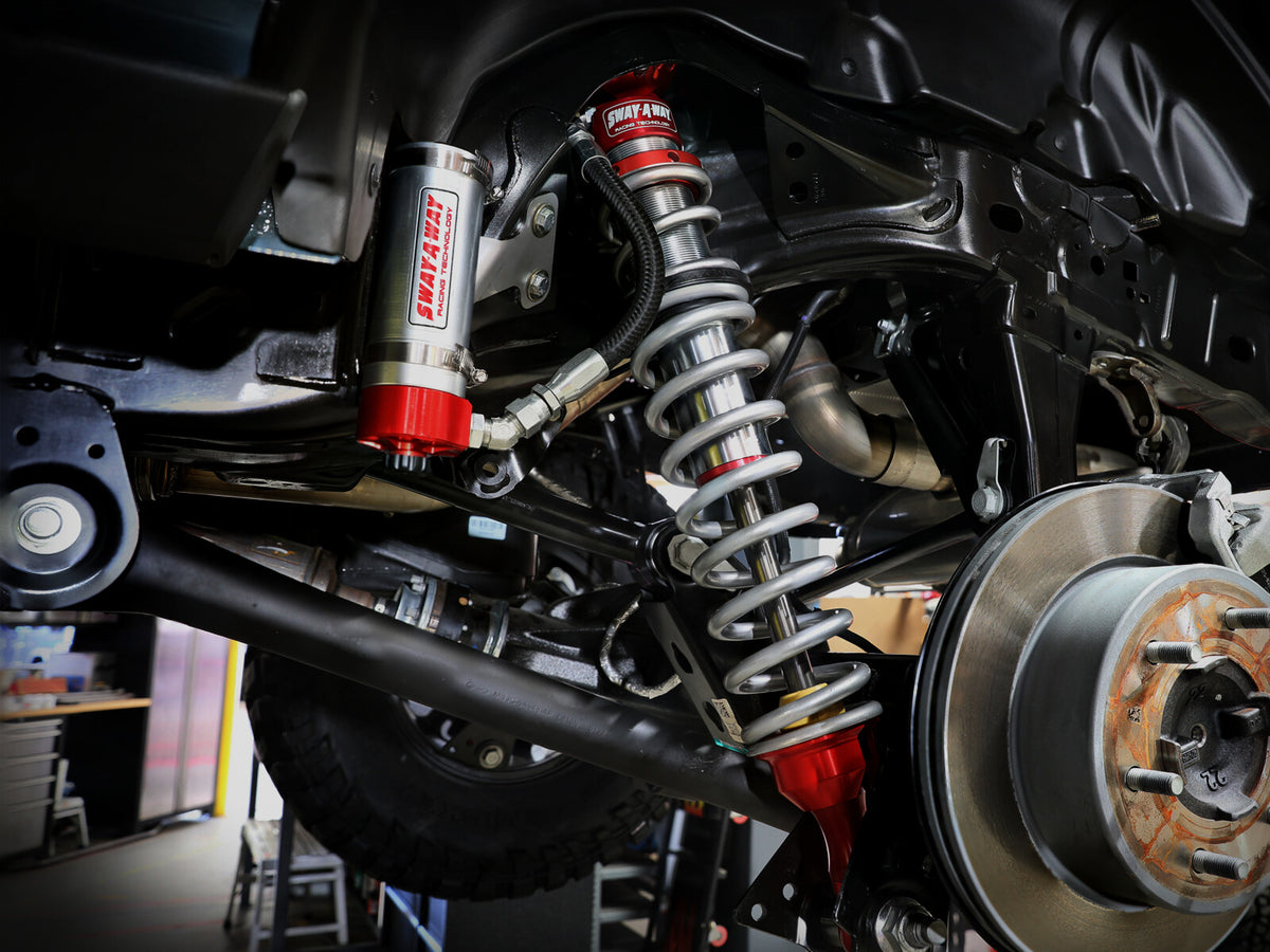 Sway-A-Way 2.5 Rear Remote Reservoir Coilover Kit with Compression Adjusters Ford Bronco 21-26 aFe Power-5