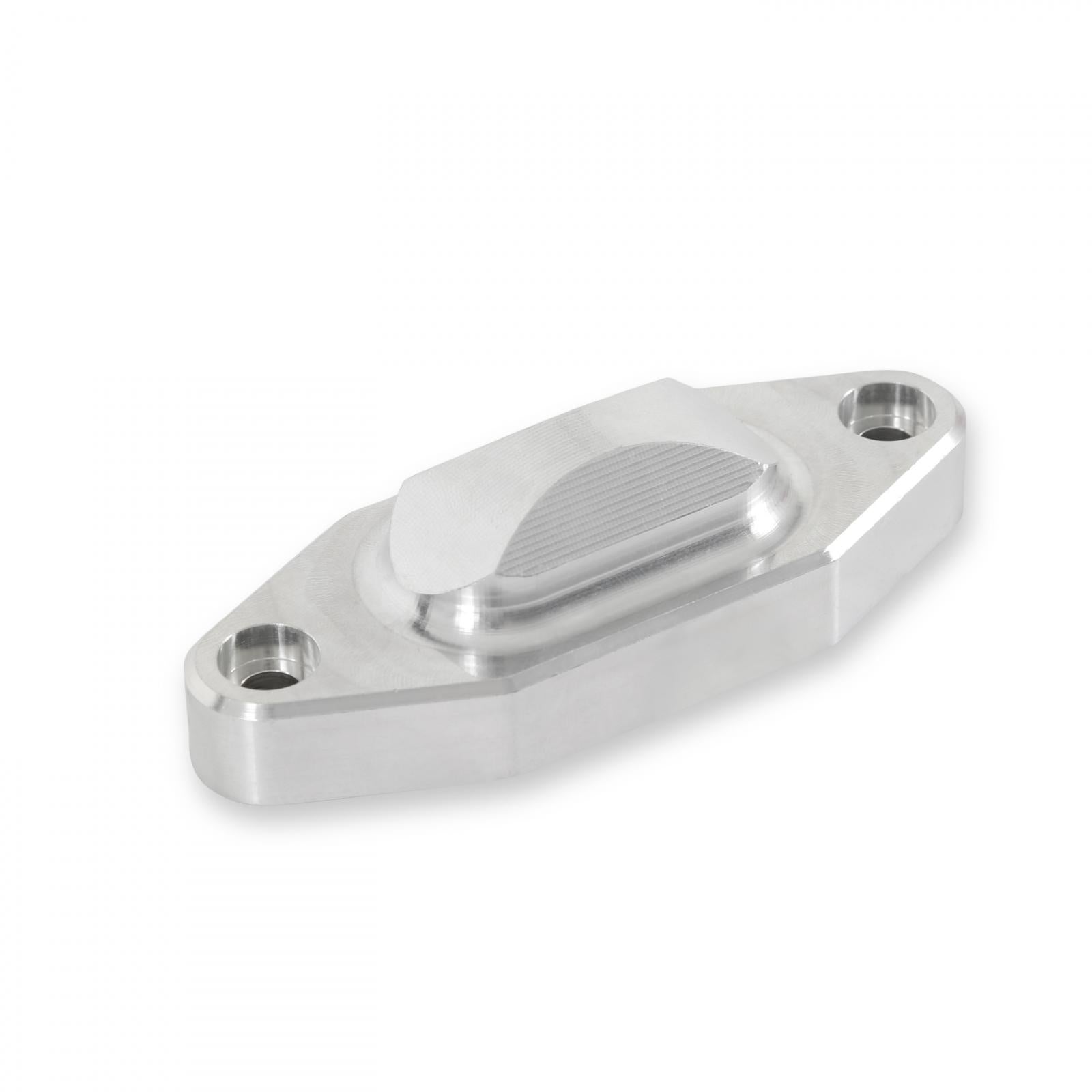 Oil Cooler Port Block-Off Plate Ford 7.3L Godzilla Fits Oil Pan for Ford 7.3L Godzilla Engine If Not Using 1138ERL or 1139ERL Adapters Holley-2