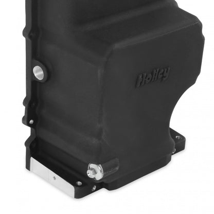 GM Gen-V LT Swap Oil Pan GM Gen V LT Swap Oil Pan Black with Turbo Oil or PVC Return Port Holley-8