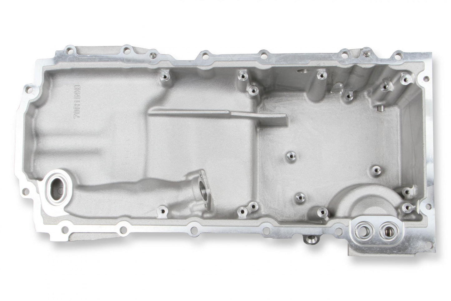 GM Gen V LT Swap Oil Pan Drag Race As Cast with Turbo Oil Return GM Gen V LT Swap Oil Pan Drag Race As Cast Includes Special Drag Race Hinged Door Baffles & Pickup with Turbo Oil Return Holley-1