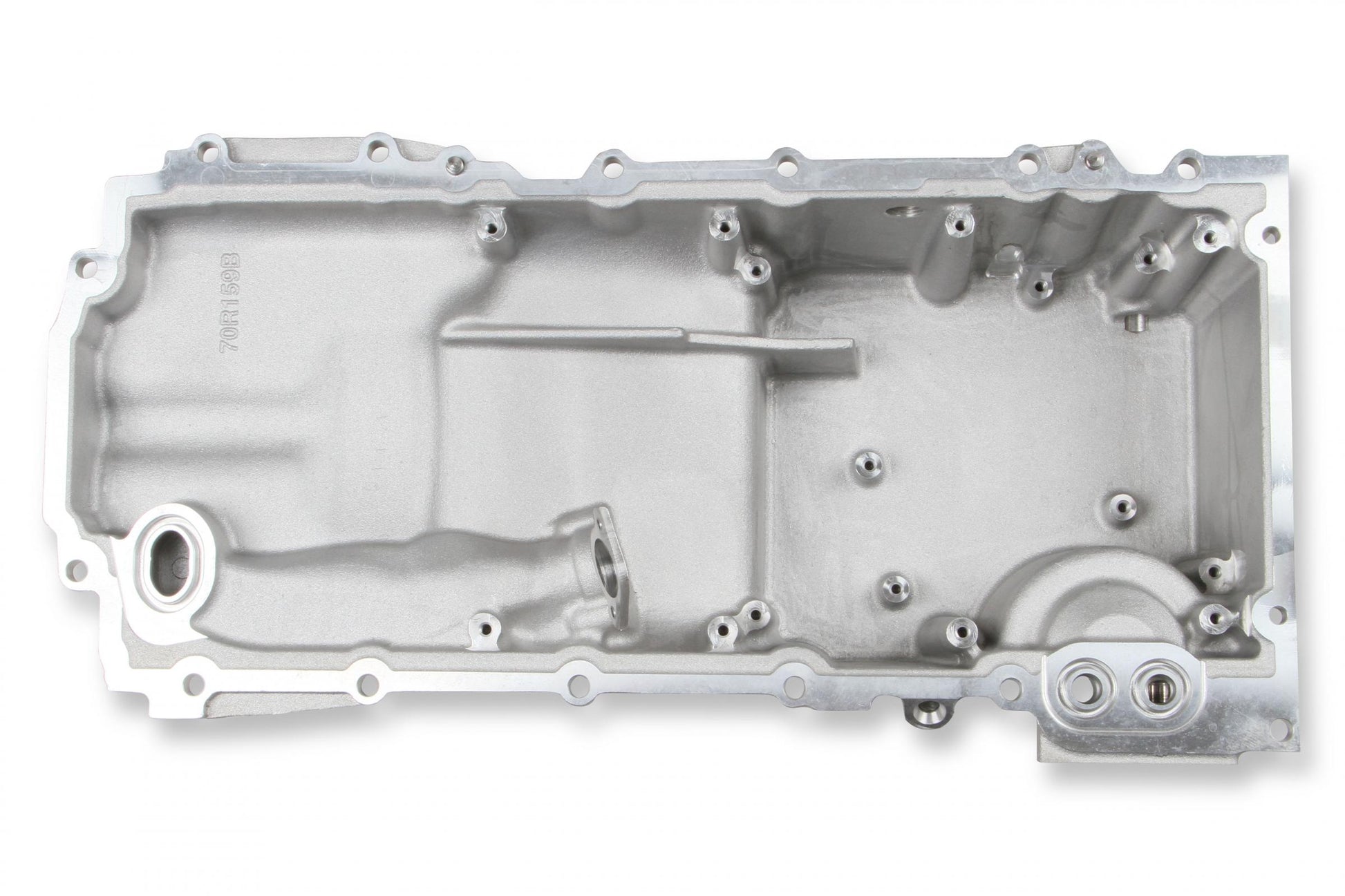 GM Gen V LT Swap Oil Pan Drag Race As Cast with Turbo Oil Return GM Gen V LT Swap Oil Pan Drag Race As Cast Includes Special Drag Race Hinged Door Baffles & Pickup with Turbo Oil Return Holley-1