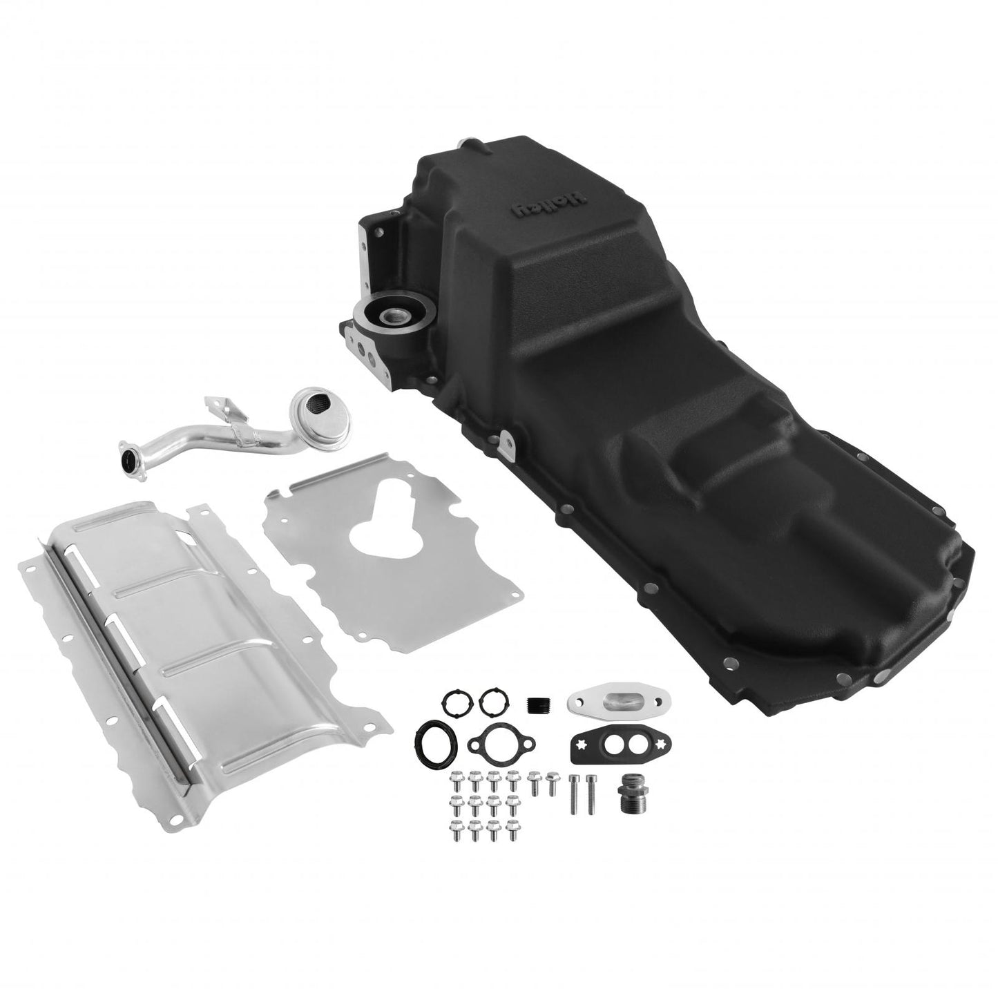 GM LT Swap Oil Pan 4WD / Truck / Off-Road Black Fits 1973-1987 GM K10 LT Swapped Trucks and Other 4WD LT Swap Projects Holley-3
