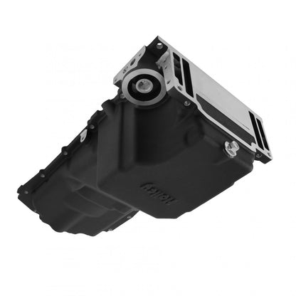 GM LT Swap Oil Pan 4WD / Truck / Off-Road Black Fits 1973-1987 GM K10 LT Swapped Trucks and Other 4WD LT Swap Projects Holley-8