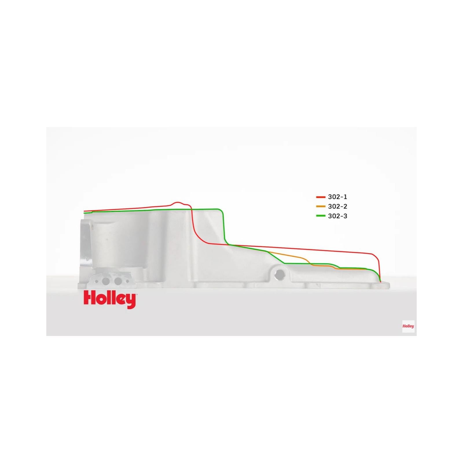 GM LS Swap Oil Pan Additional Front Clearance Fits Most Gm/muscle Car/classic Car/trucks and Any LS Swapped Vehicle Requiring More Clearance at the Front Half of the Pan Holley-4