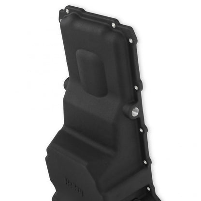 GM LS Swap Oil Pan Black Most Front Clearance Fits LS Swapped GM Muscle Car/classic Car/trucks and Any LS Swapped Vehicles Requiring Even More Clearance Than the 302-1 and 302-2 Provide Black Finish Holley-1