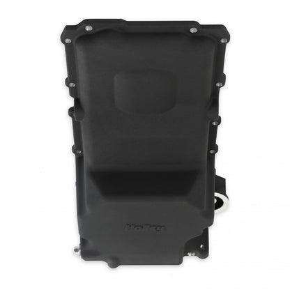 GM LS Swap Oil Pan Black Most Front Clearance Fits LS Swapped GM Muscle Car/classic Car/trucks and Any LS Swapped Vehicles Requiring Even More Clearance Than the 302-1 and 302-2 Provide Black Finish Holley-5
